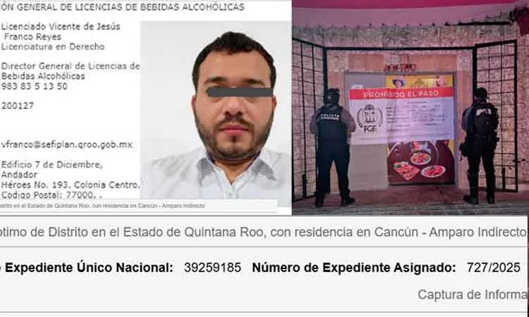 Illustration representing human trafficking and corruption in Quintana Roo