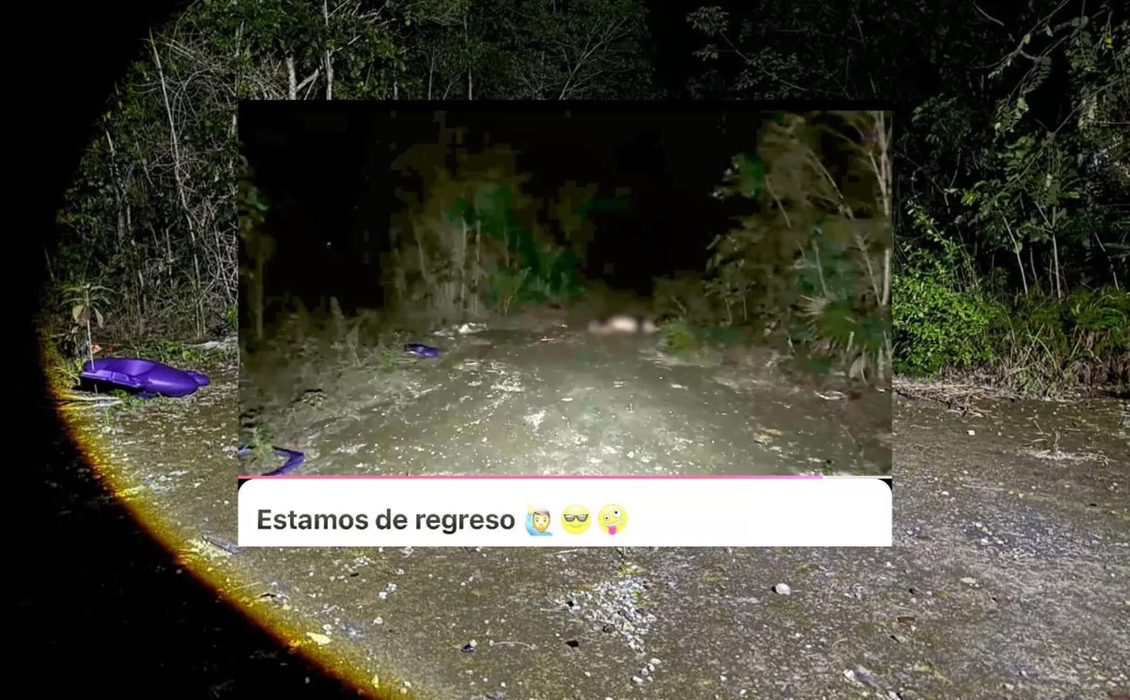 Image related to the fake body discovery incident in Cancún involving an influencer