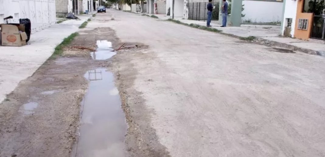 Aging water infrastructure in Mérida showing signs of deterioration