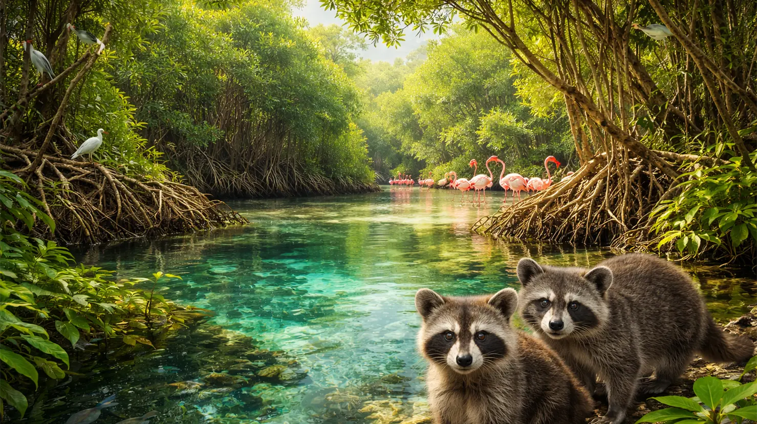 Unique petene ecosystems of the Yucatán Peninsula near Sisal