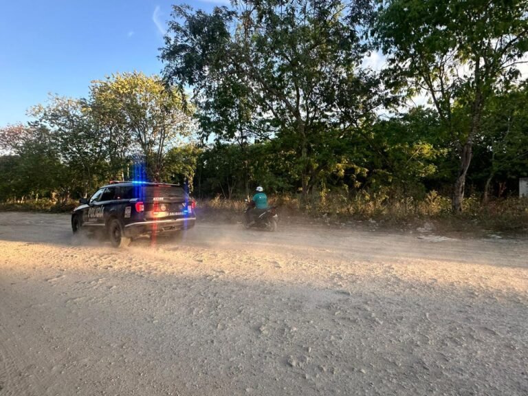Location where two bodies were found in Playa del Carmen