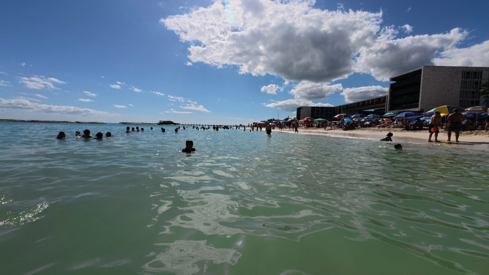 Illustration representing climate change impacts on Playa del Carmen