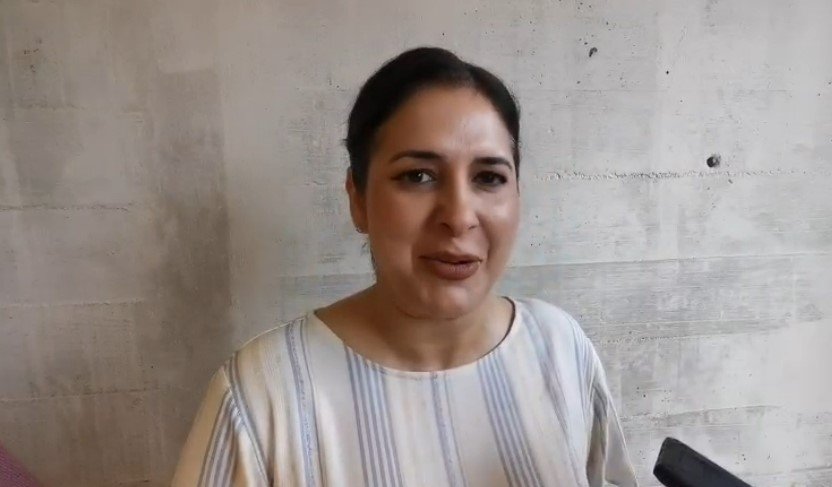 Playa del Carmen Mayor Estefanía Mercado Asencio speaking about Chetumal's economic development