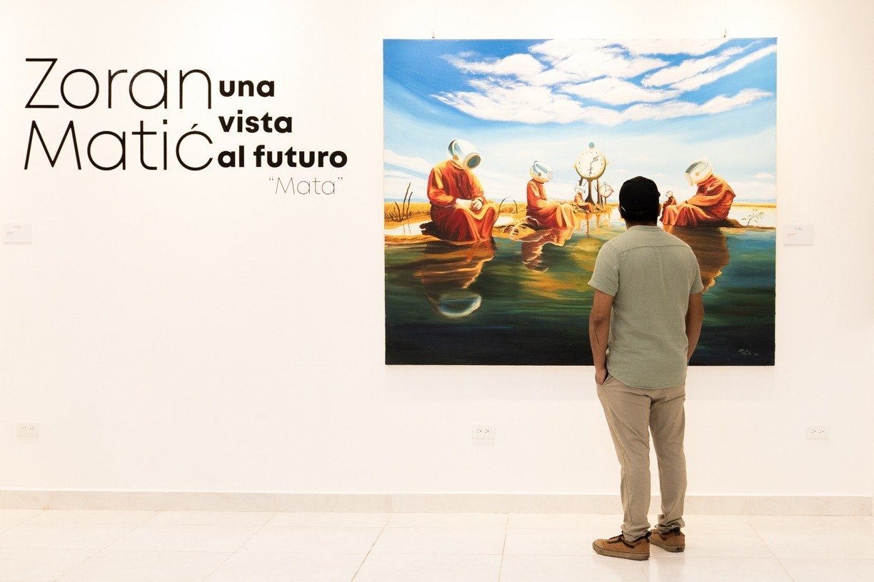 Artists showcasing their work at Playa del Carmen Art Gallery