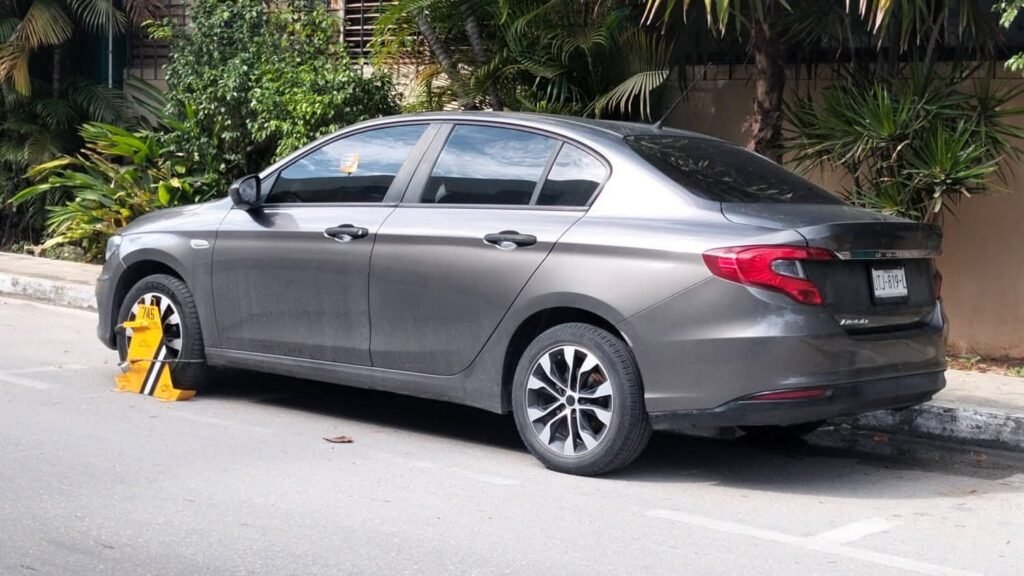 Parking meters in Playa del Carmen, Quintana Roo