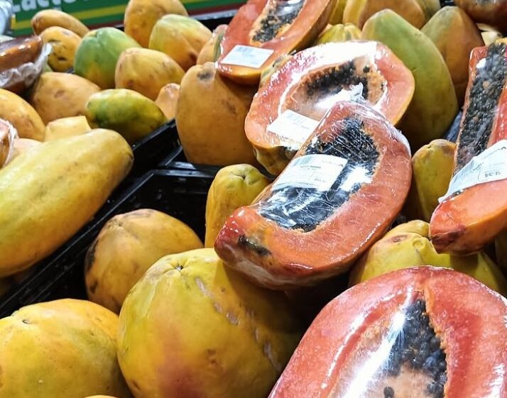 Graphic showing basic food basket prices in Quintana Roo