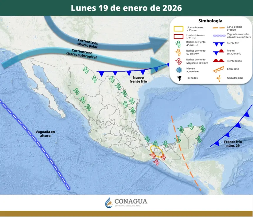 Rainy and cool weather expected in Quintana Roo due to a cold front