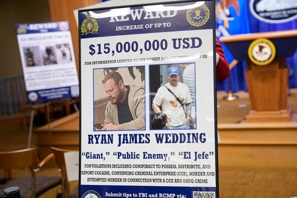 Ryan Wedding, former Olympian and alleged drug trafficking leader