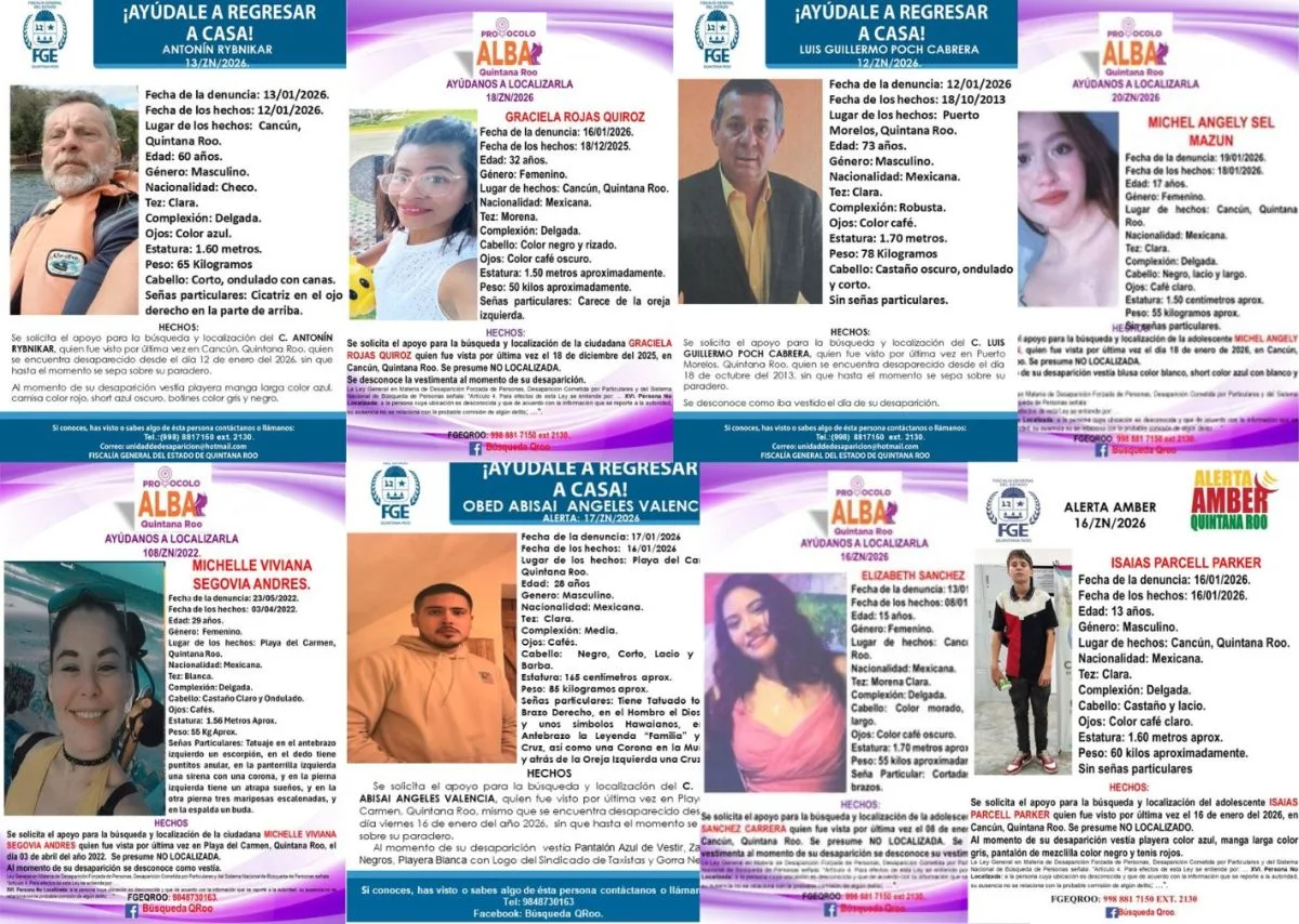 Authorities in Quintana Roo search for missing persons