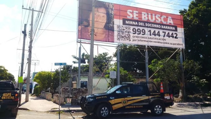 Search efforts for missing teacher Mirna Barrera Vera in Mérida, Yucatán