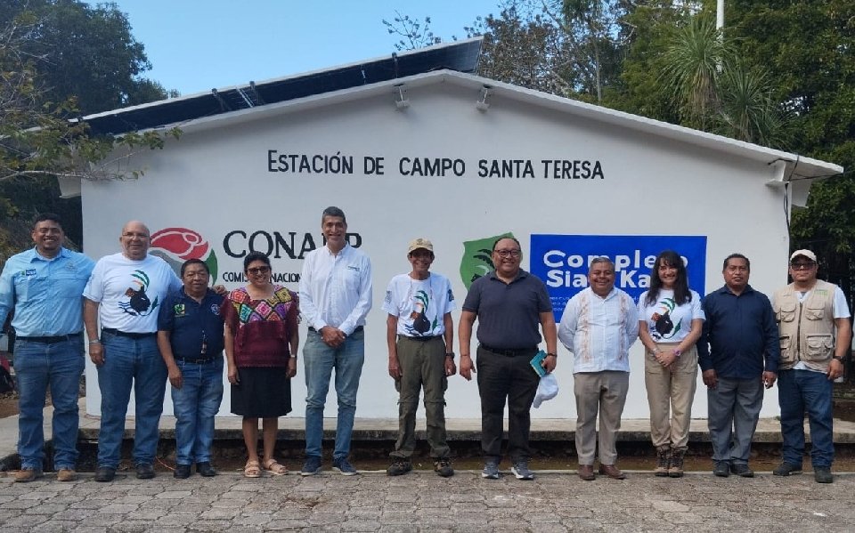 Celebration event at Santa Teresa station in Sian Ka'an Biosphere Reserve