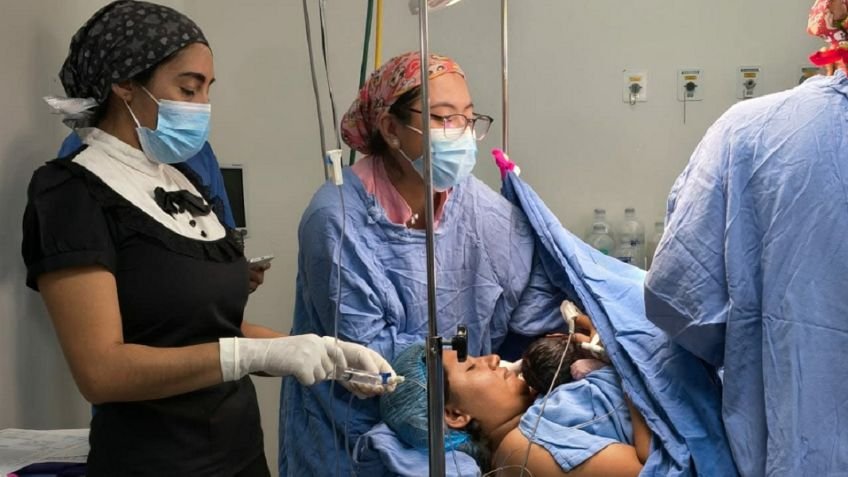Sofía Isabela, the first baby born in Mexico in 2026, at IMSS hospital
