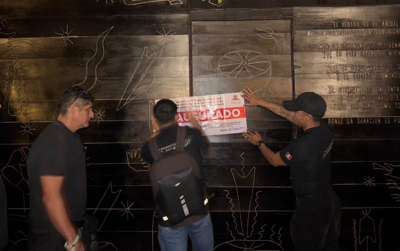 Tulum municipal authorities closing establishments for irregularities