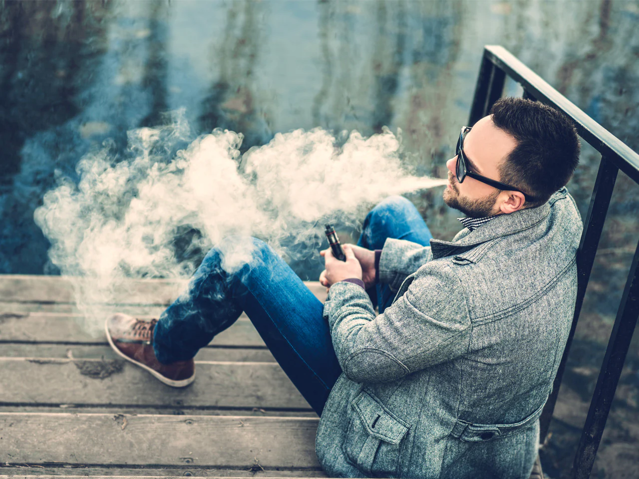 A store in Cancún selling vape products despite the nationwide ban