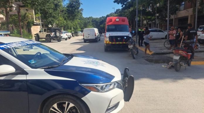 Aerial view of Villas del Sol neighborhood in Playa del Carmen where the assault occurred
