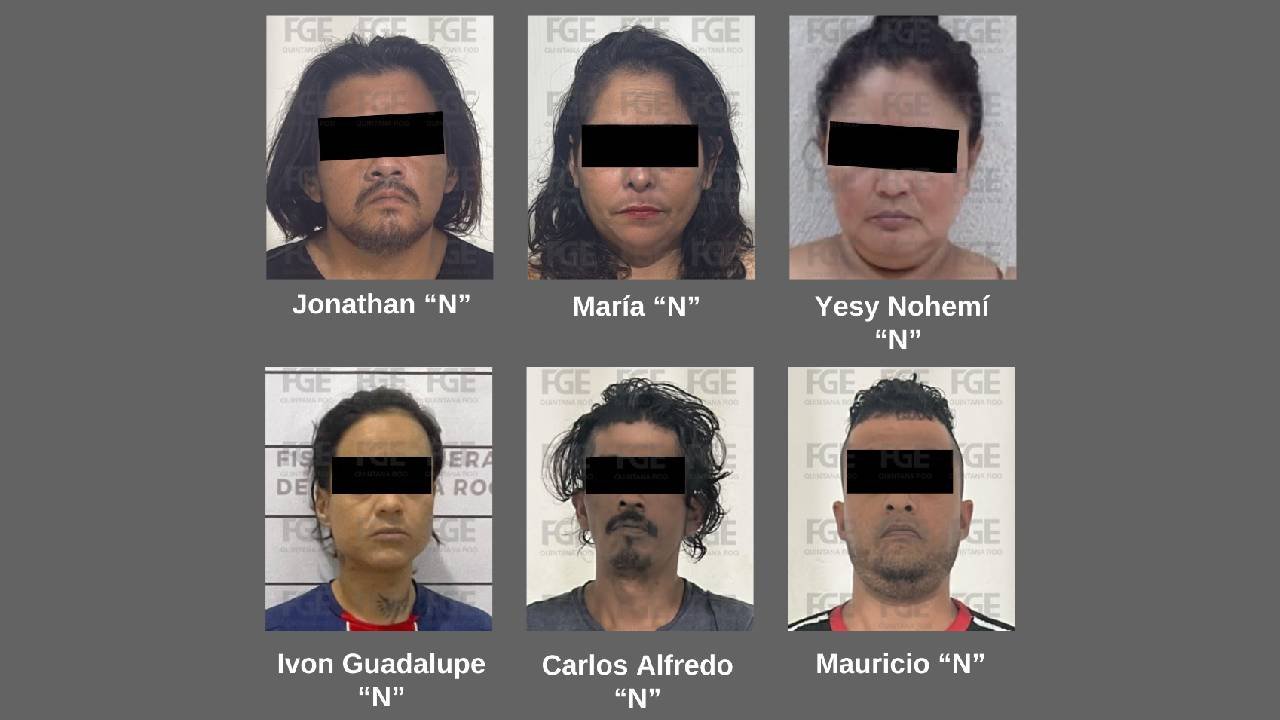 Graphic showing legal proceedings against drug traffickers in Quintana Roo