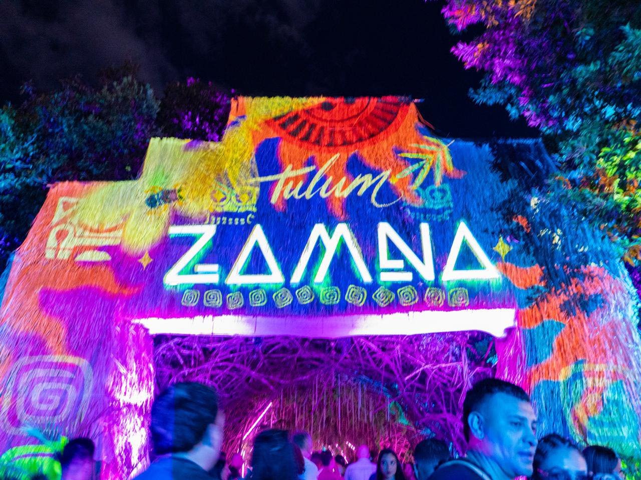 Crowd at Zamna Festival in Tulum during the 2026 edition