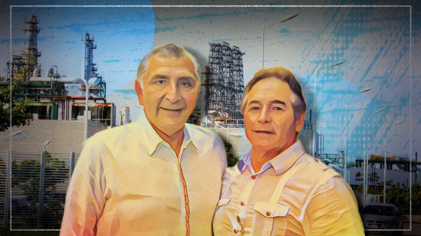 A graphic or photo related to the investigation into shell companies linked to Mexican Senator Adán Augusto Lopez.