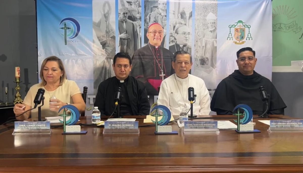 Aerial view of Cancún Convention Center where the bishop installation ceremony will take place