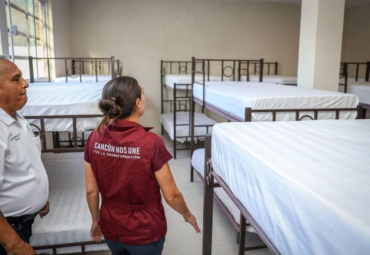 The Para Transformar Vidas shelter in Cancún's Supermanzana 228, set to open in March 2026.