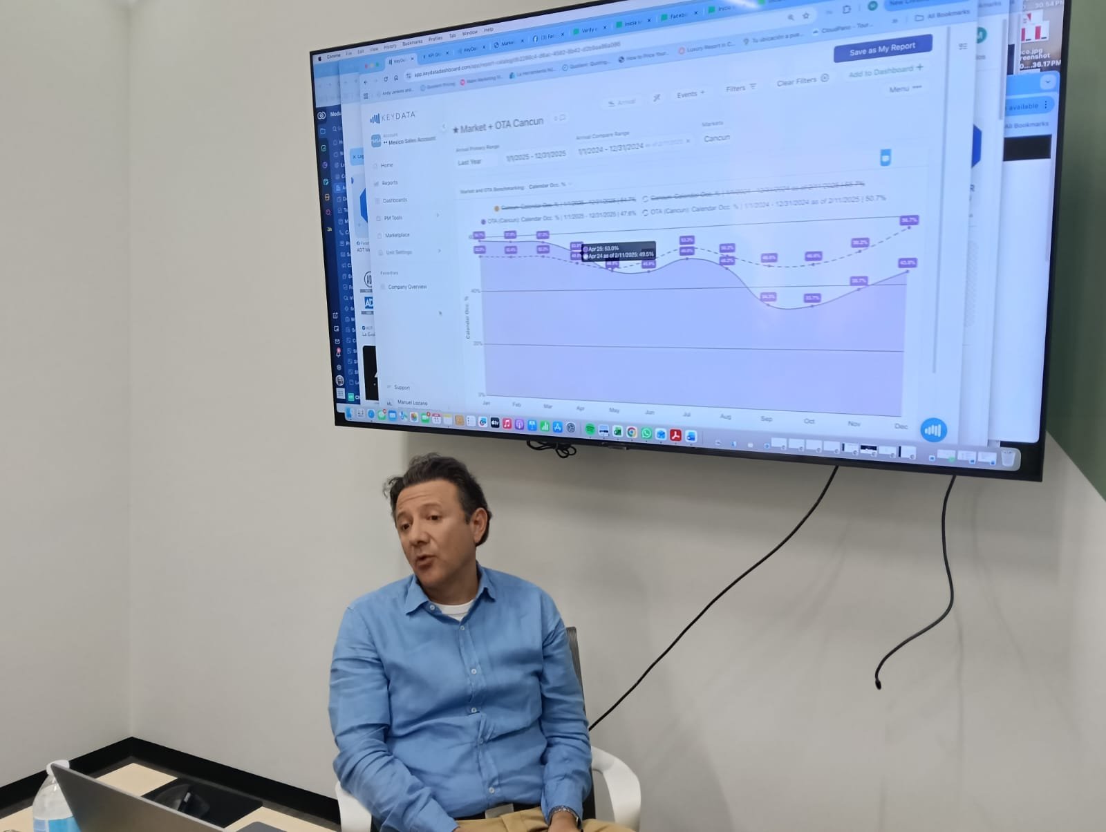 A view of vacation rental properties in Cancun, Playa del Carmen, or Tulum in the Mexican Caribbean.