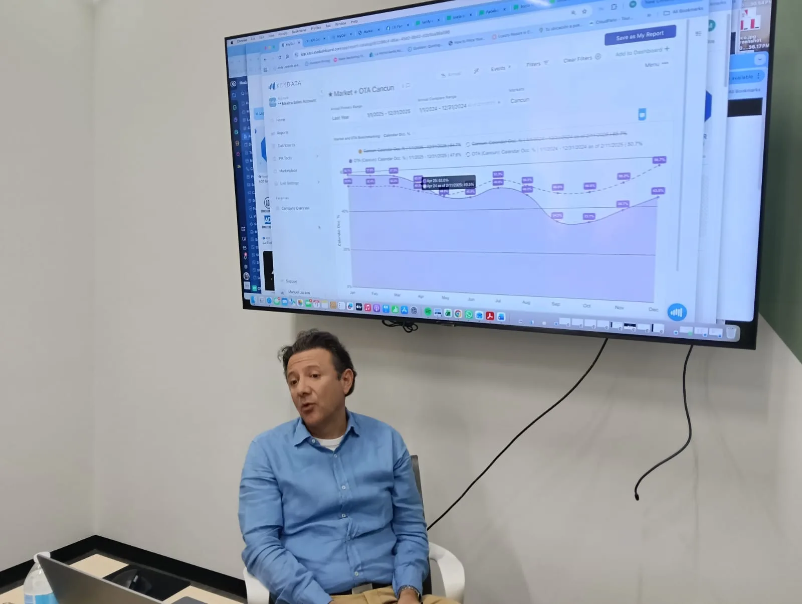 A view of vacation rental properties in Cancun, Playa del Carmen, or Tulum in the Mexican Caribbean.