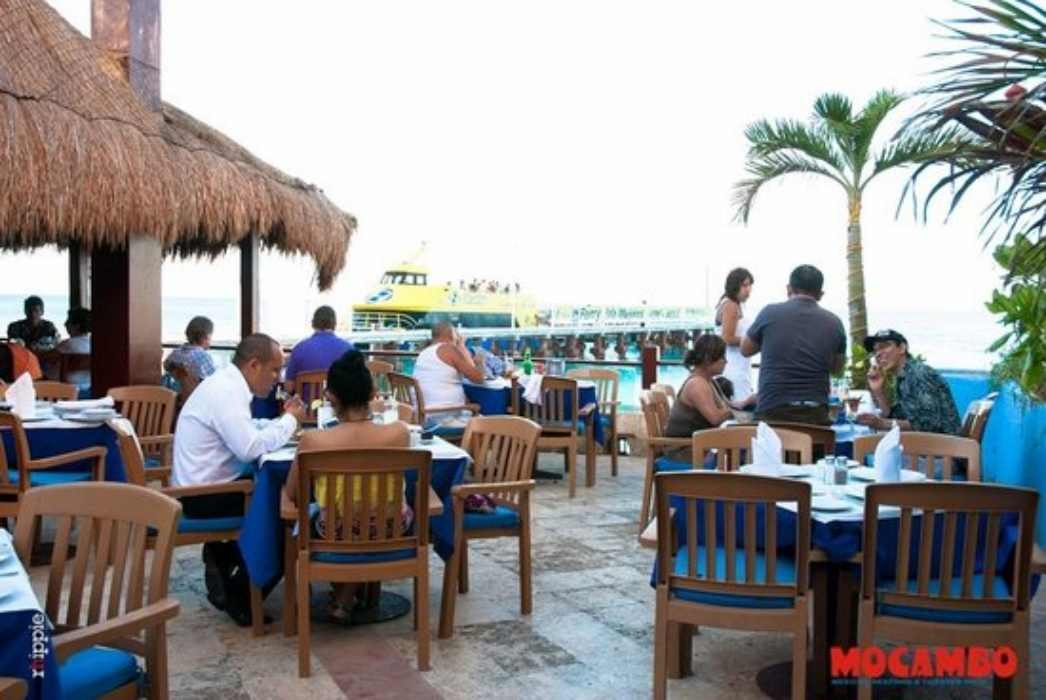 A seafood restaurant in Cancun during the Lent season