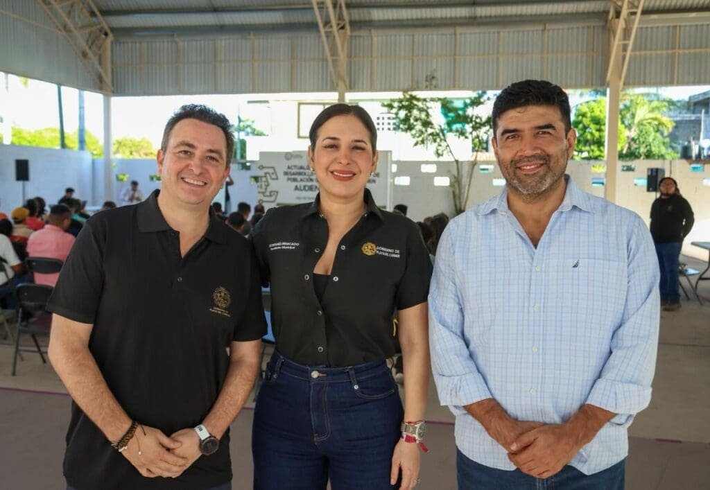Playa del Carmen Mayor Estefanía Mercado announces the start of public consultations for the city's new urban development plan.