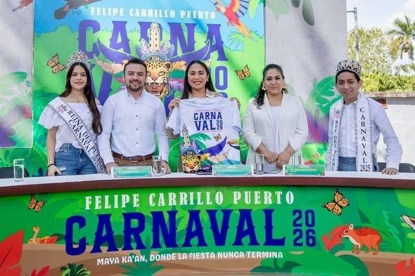 Carnival celebrations in Felipe Carrillo Puerto, Quintana Roo, Mexico