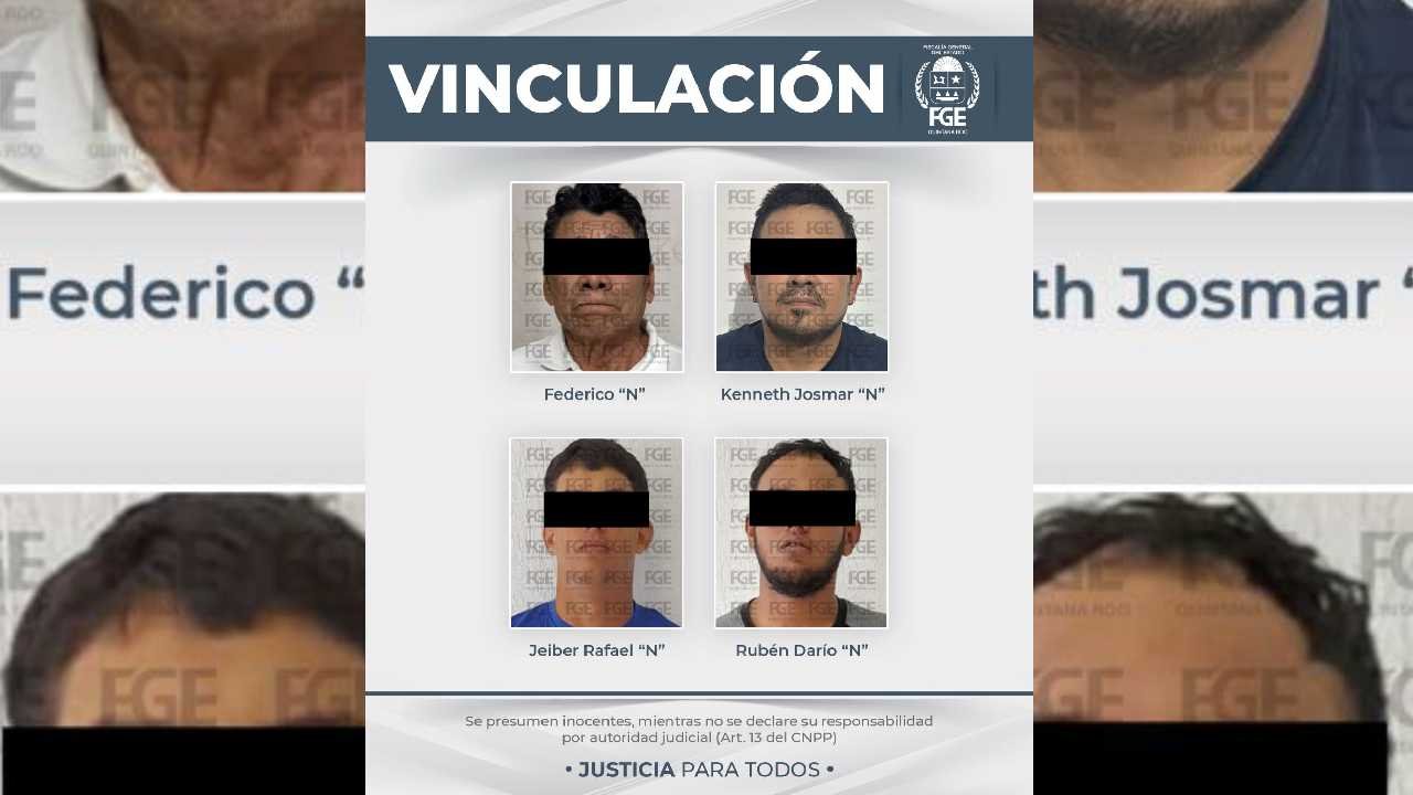 Four individuals detained in Chetumal, Mexico, facing drug trafficking charges