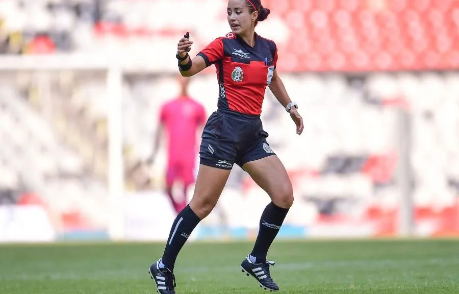 Mexican referee Katia Itzel García, who will officiate the FIFA Women's Champions League final