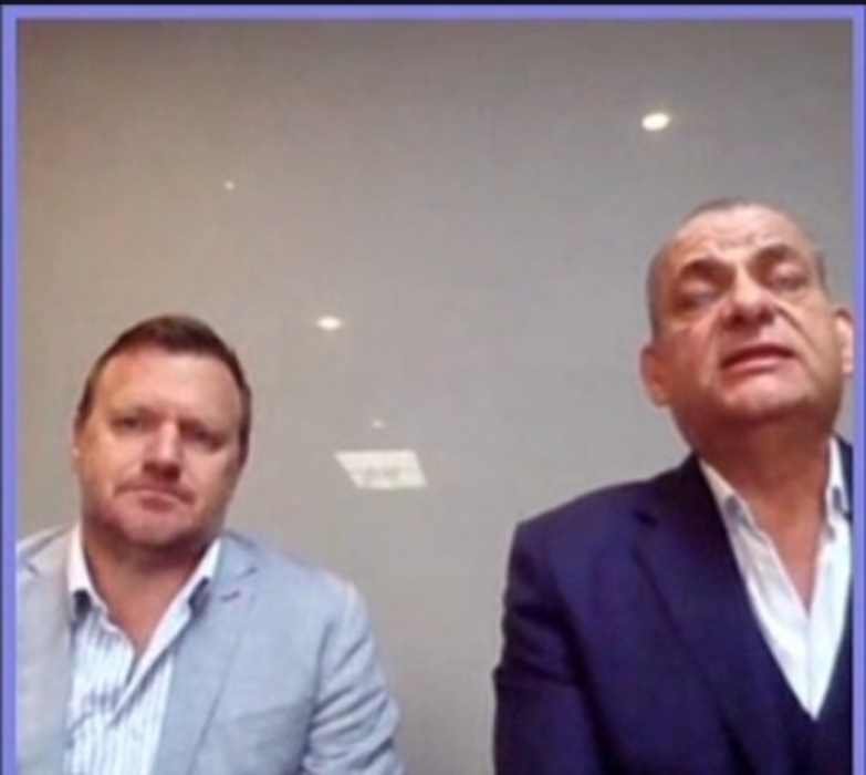 Aerial view of demolition work at the Perfect Day project site in Mahahual, Mexico