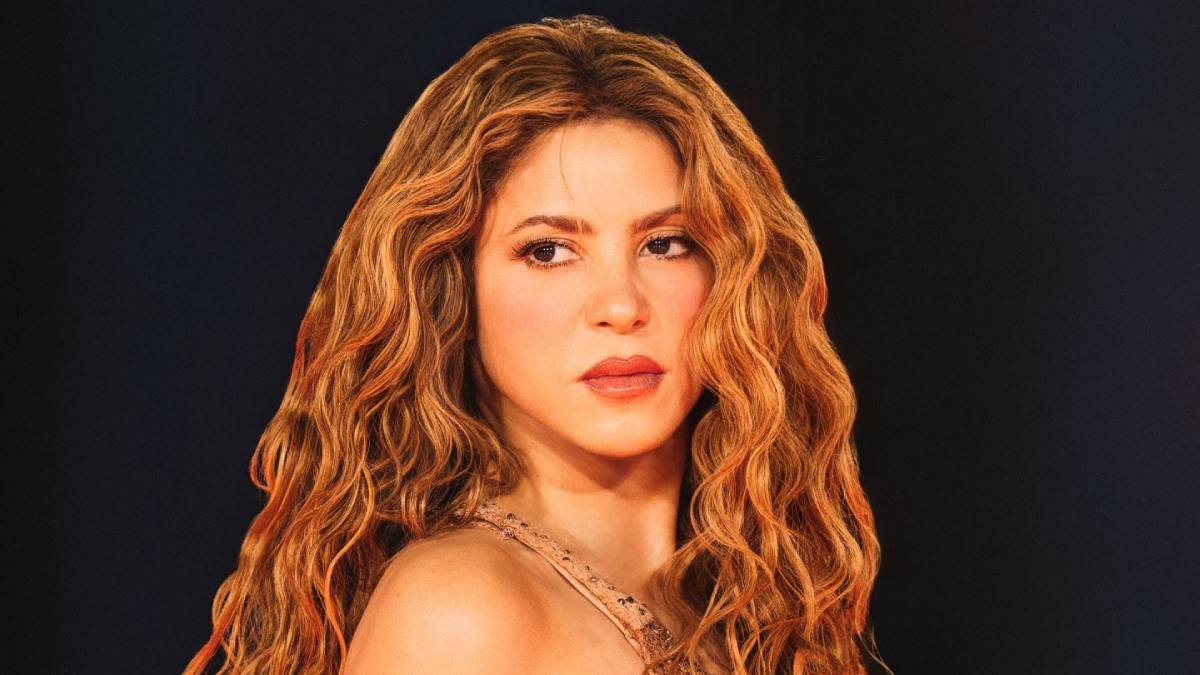 Shakira performing on stage during a concert