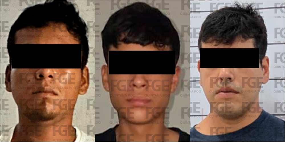 Collage of images from the Tulum fire investigation showing evidence and scenes