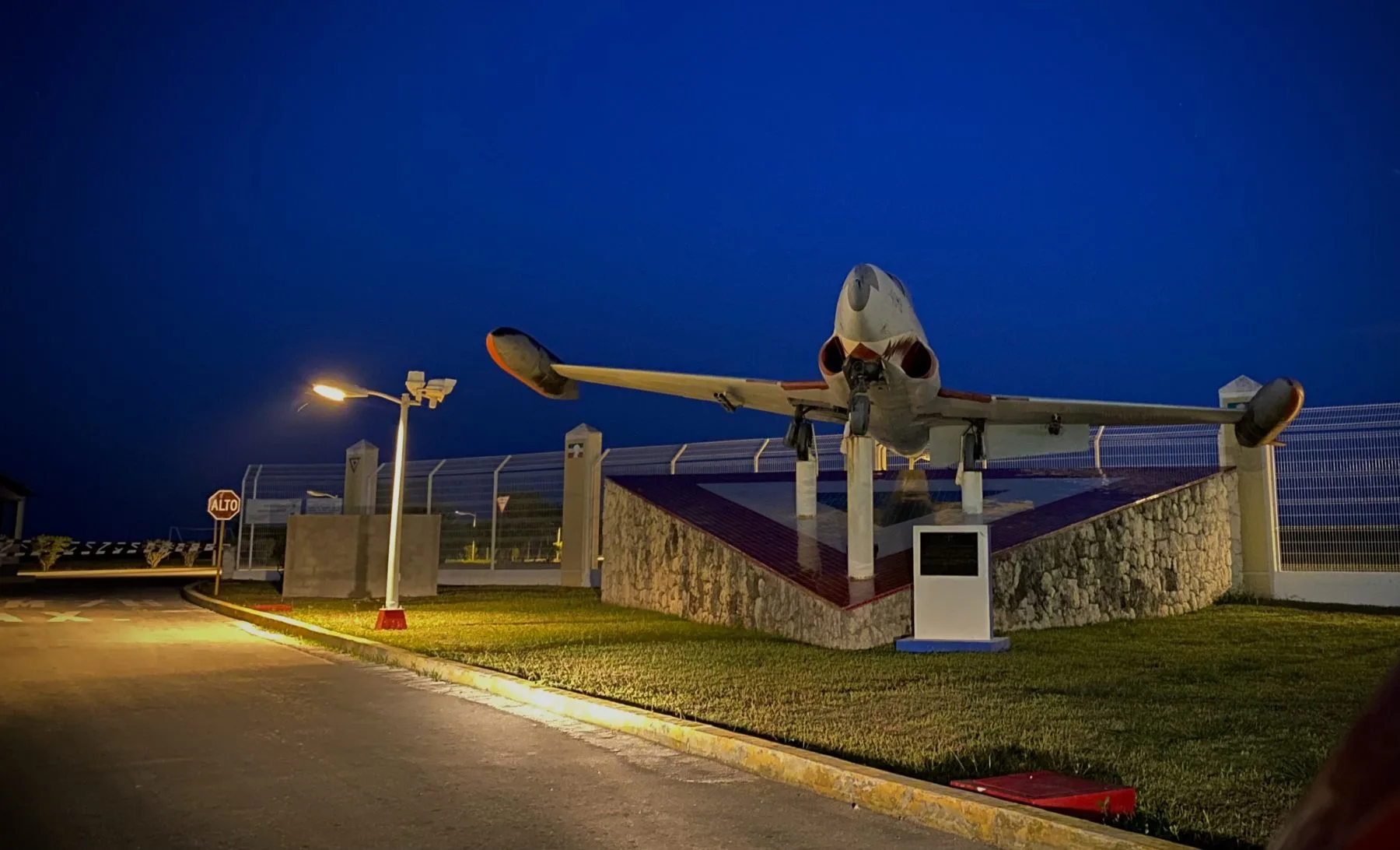Aerial view of Cozumel's Military Air Base No. 4 where U.S. Special Forces will conduct joint training exercises