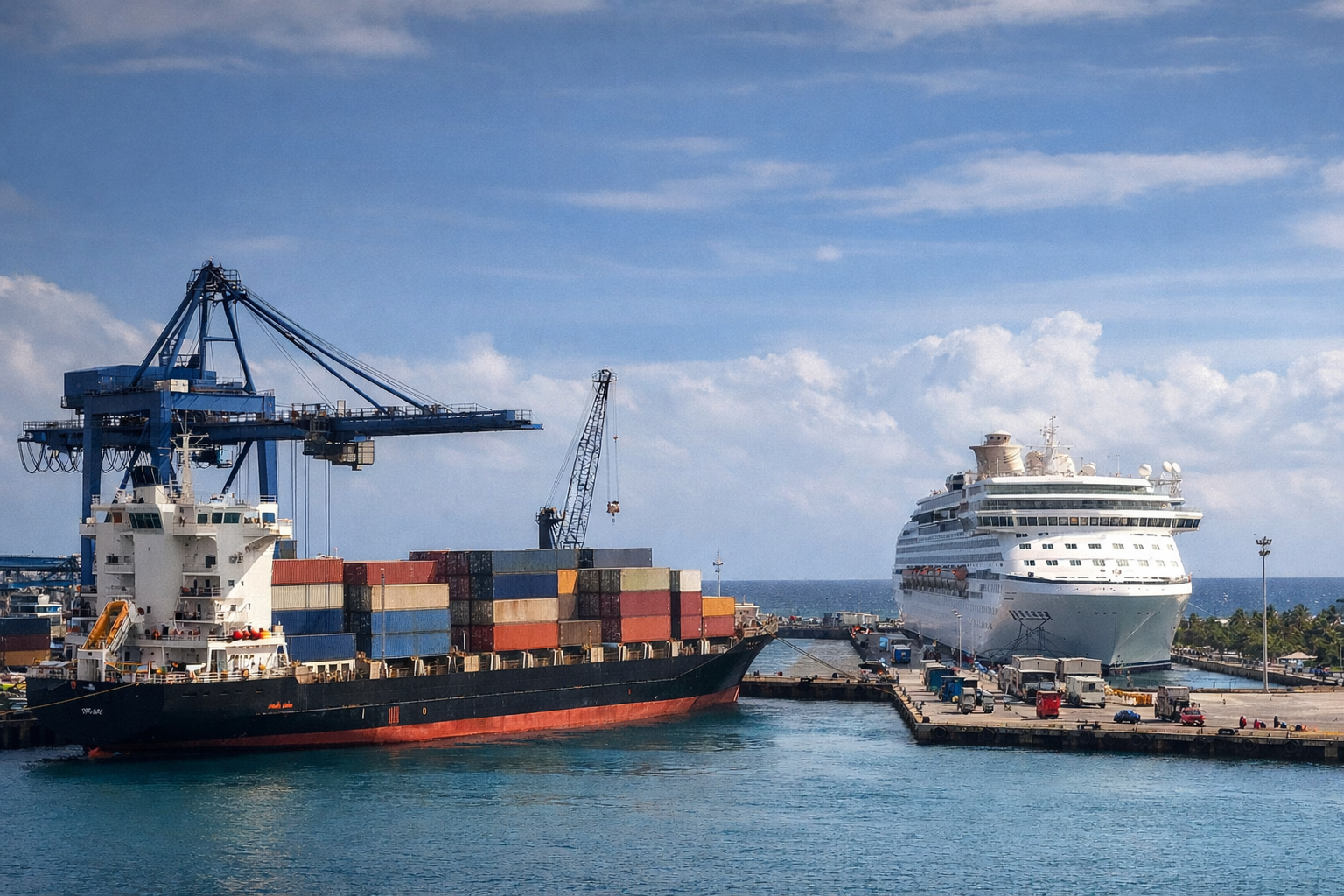 Map or graphic showing the Yucatan Peninsula in relation to the Caribbean region