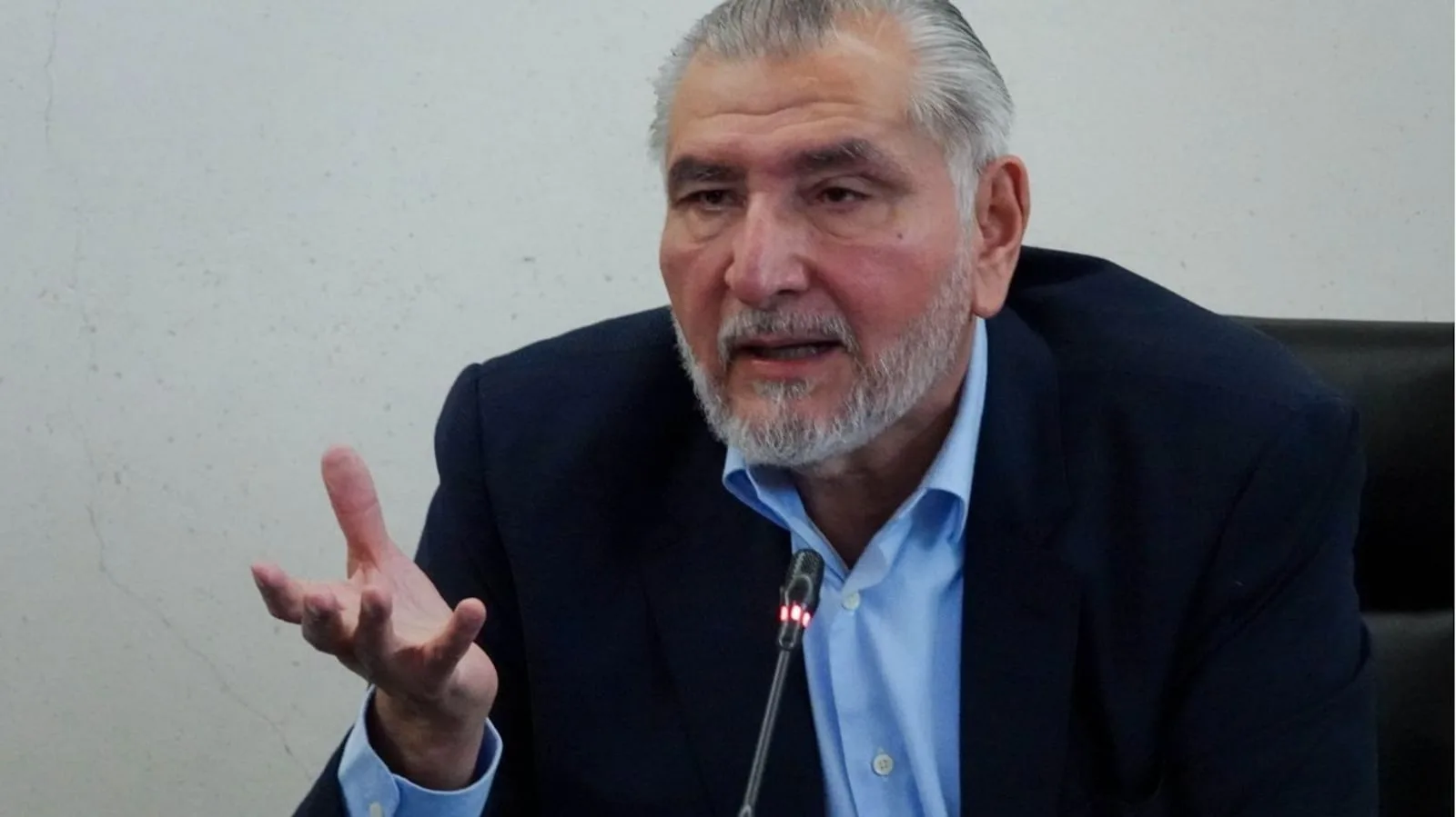 Senator Adán Augusto López at the Nizuc Resort & Spa in Cancún