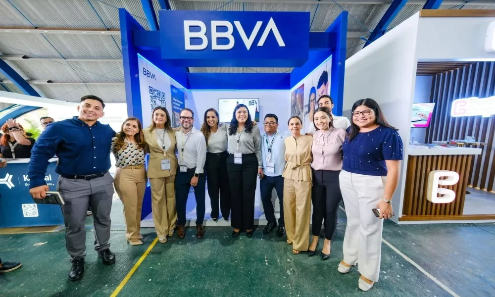 Emilio Romano Musali, president of the Mexican Banking Association, speaks at a press conference in Cancun.