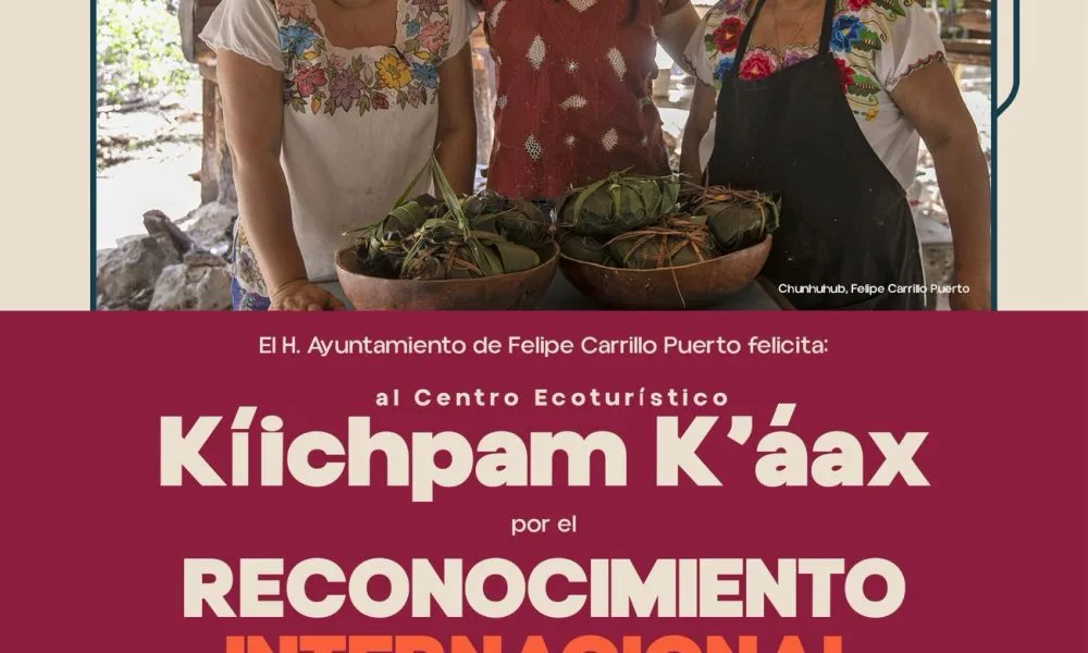 Members of the Kíichpam K'áax Exotourism Center group from Chunhuhub, Quintana Roo