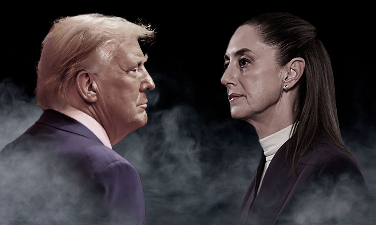 Mexican President Claudia Sheinbaum speaking at an event in Ixtapaluca