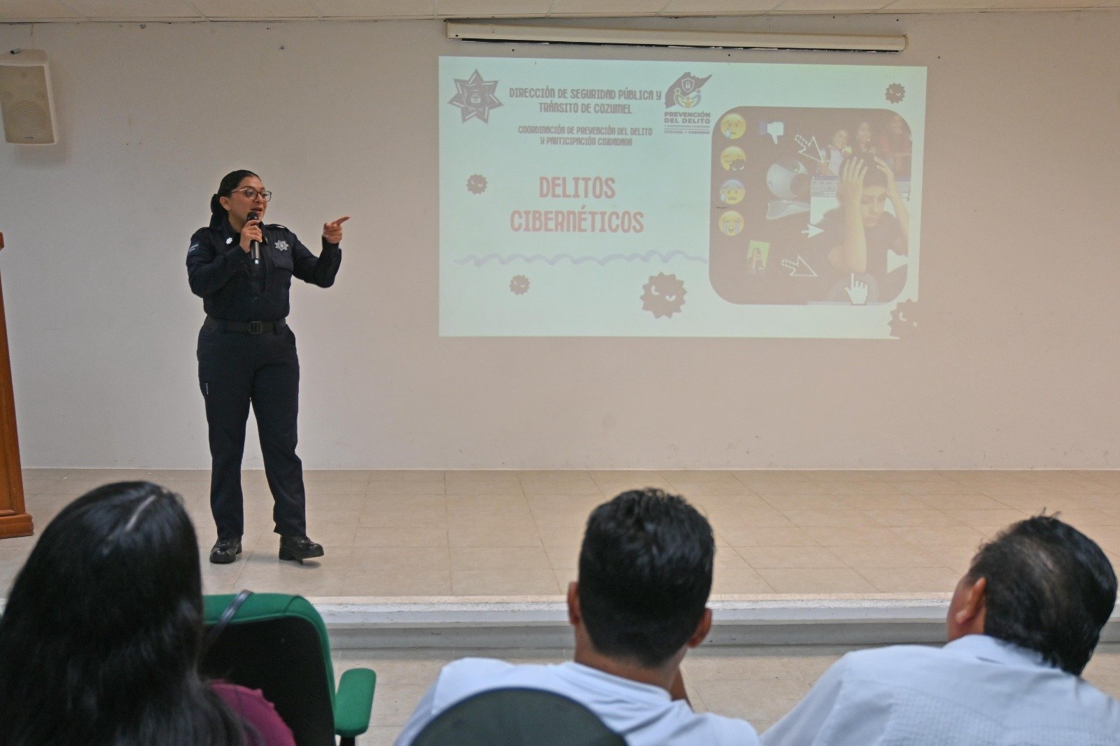 Francisco Noh Villanueva, Cozumel crime prevention commander, speaking about digital violence