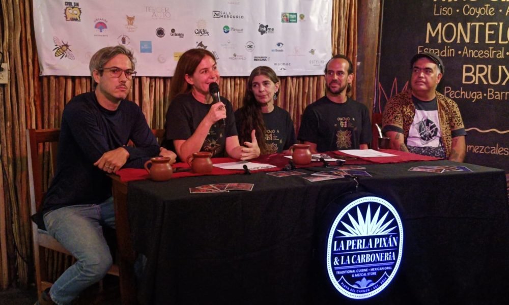 Promotional image for the 12th Ekinoxio Performing Arts Festival in Playa del Carmen and Tulum, Mexico.