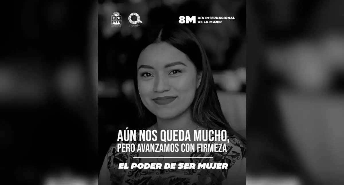 Governor Mara Lezama Espinosa presents The Power of Being a Woman campaign materials