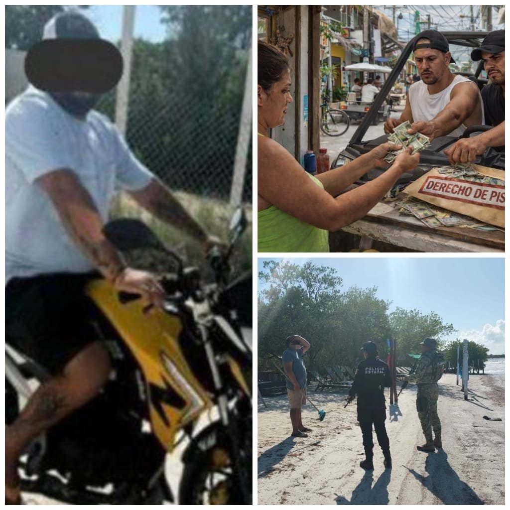 Security forces patrol Holbox island following the arrest of a Sinaloa Cartel leader