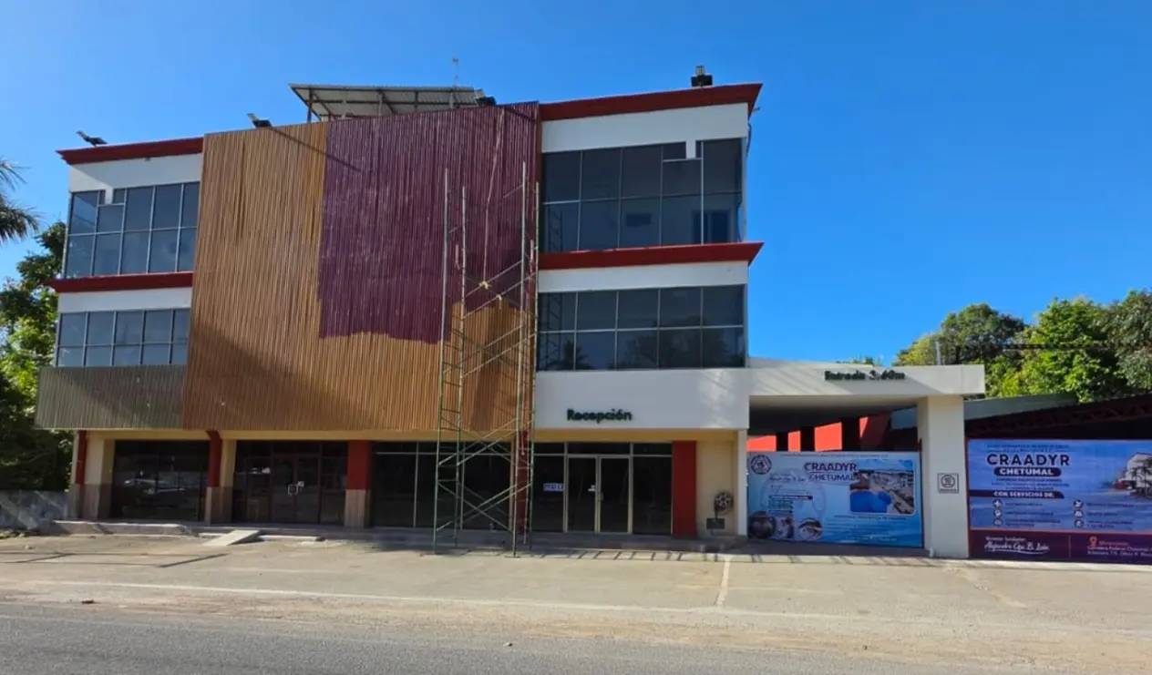 The Hotel Luna Caribe building in Chetumal, Quintana Roo, which is being converted into a rehabilitation center