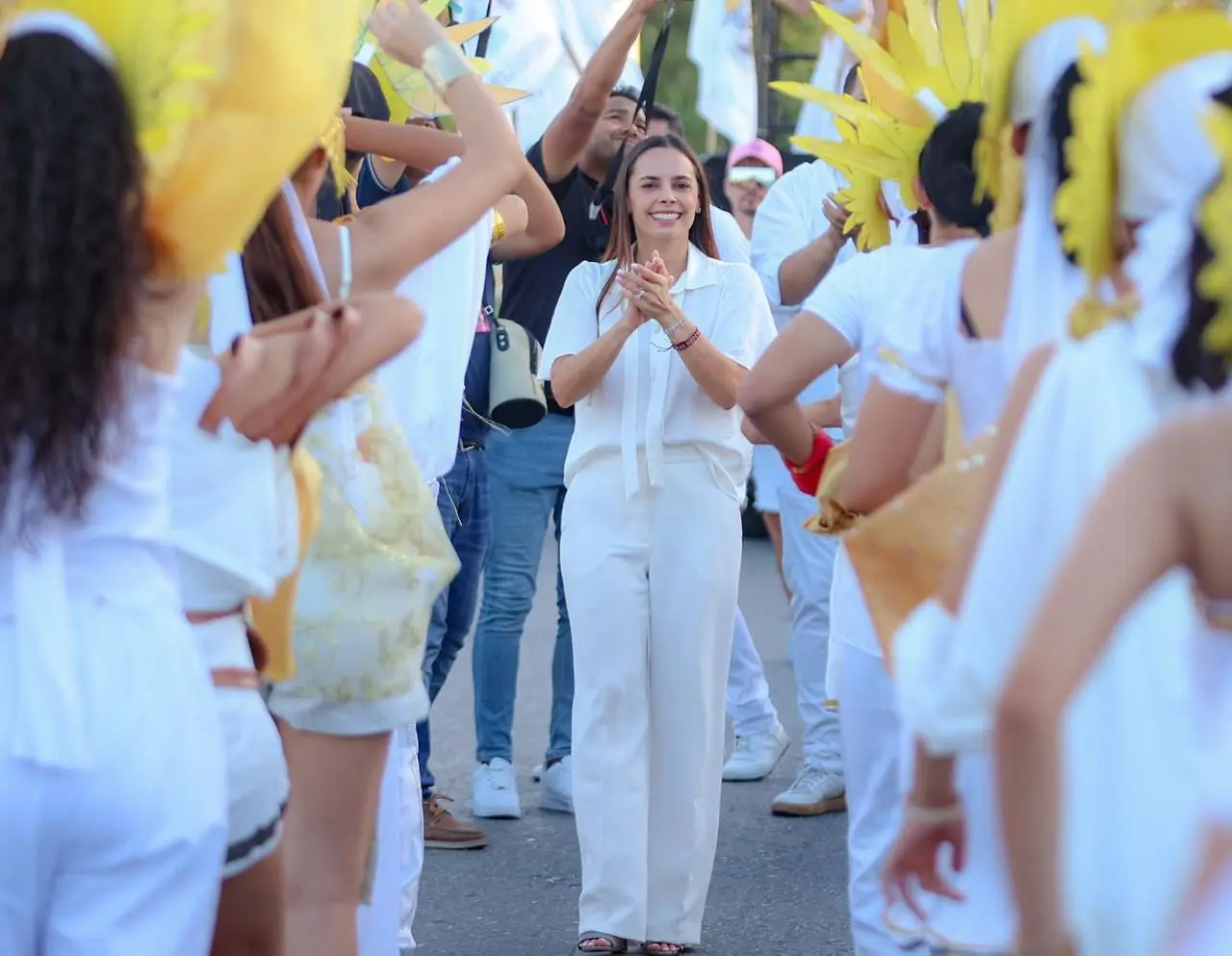 Los Ángeles Azules performing on stage at a concert venue