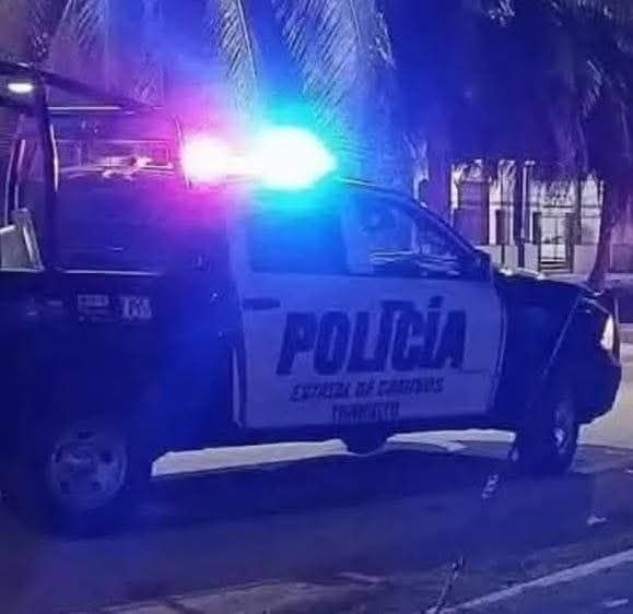 Aerial view of the rural area near Mahahual where armed commandos attacked a ranch