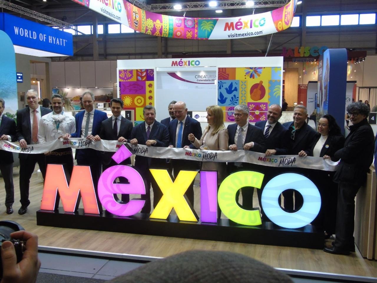 Delegation from Quintana Roo, Mexico, at the ITB Berlin tourism trade fair