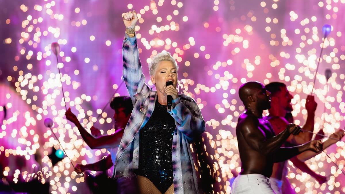 Graphic announcing the cancellation of P!nk concerts at Estadio GNP Seguros