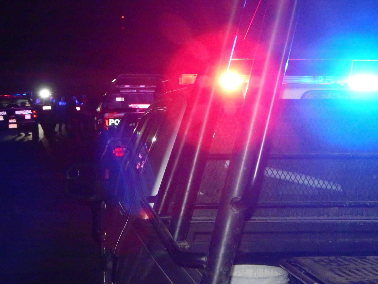 A police patrol vehicle in Felipe Carrillo Puerto, Quintana Roo, following reports of abductions in the Maya Zone.